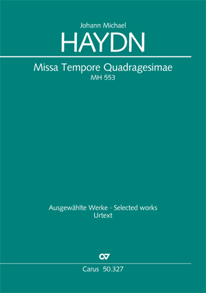 Johann Michael Haydn: Missa Tempore Quadragesimae - Sheet music | Carus-Verlag