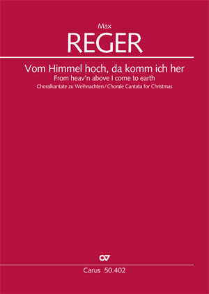 Vom Himmel hoch, da komm ich her Cantate sur choral Conducteur, allemand/anglais