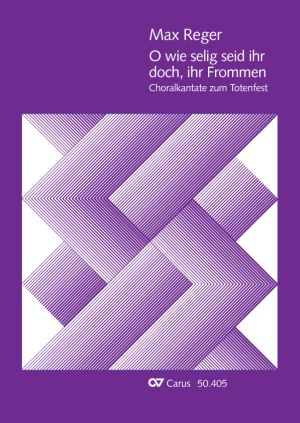 O wie selig seid ihr doch, ihr Frommen Cantate sur choral Conducteur, allemand/anglais