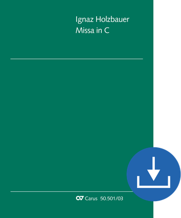 Missa in C Musik der Mannheimer Hofkapelle, Bd. 1 Klavierauszug digital, PDF-Datei