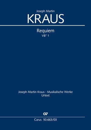 Joseph Martin Kraus: Requiem - Noten | Carus-Verlag