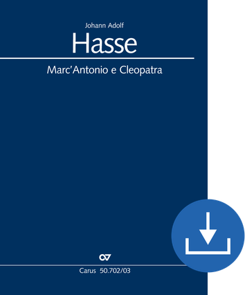 Marc’Antonio e Cleopatra Serenata Klavierauszug digital, PDF-Datei