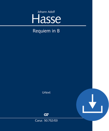 Requiem in B flat major Vocal score digital (download), pdf file