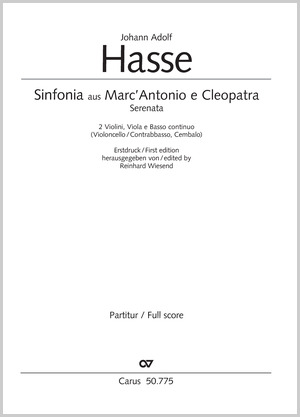 Thumbnail: Johann Adolf Hasse: Sinfonia 1.–2.