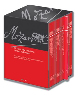 Wolfgang Amadeus Mozart: Alle Messen und Vespern als Studienpartituren im Schuber - Noten | Carus-Verlag