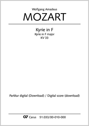 Kyrie in F major Full score