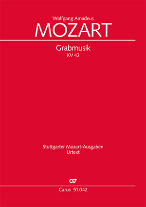 Wolfgang Amadeus Mozart: Grabmusik - Sheet music | Carus-Verlag