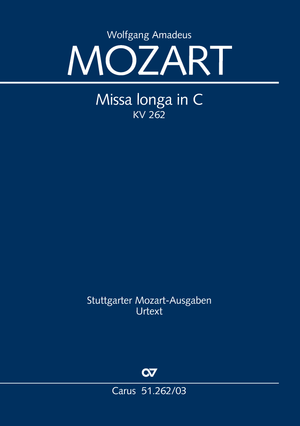 Missa longa in C Klavierauszug