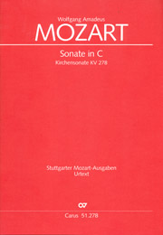 Sonate en ut majeur Conducteur