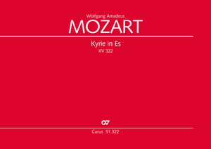 Kyrie in E flat Major Fragment, completed by Maximilian Stadler Full score