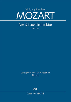Wolfgang Amadeus Mozart: Der Schauspieldirektor - Noten | Carus-Verlag