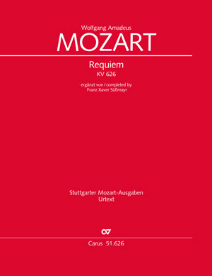 Wolfgang Amadeus Mozart: Requiem - Noten | Chormusik kaufen