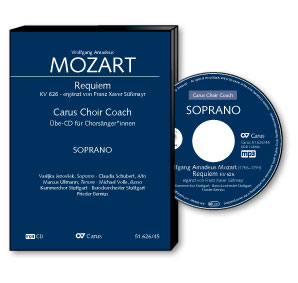 Wolfgang Amadeus Mozart: Requiem (version Süßmayr) - CD, Choir Coach, multimedia | Carus-Verlag