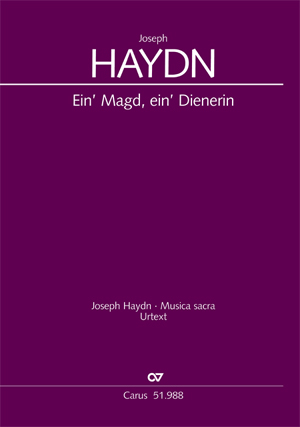 Ein' Magd, ein' Dienerin Aria pro Adventu Full score