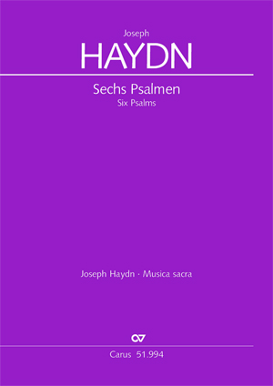 Six Psaumes Partition