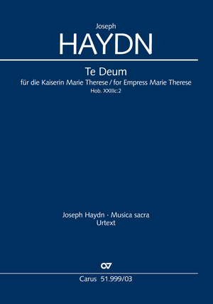 for Empress Marie Therese Vocal score