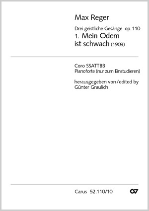 Thumbnail: Max Reger: Mein Odem ist schwach