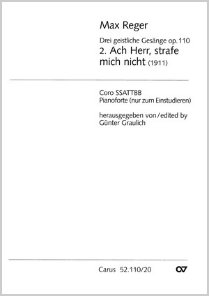 Thumbnail: Max Reger: Ach, Herr, strafe mich nicht