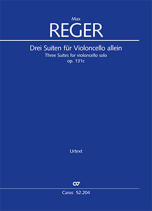 Thumbnail: Max Reger: Drei Suiten für Violoncello allein op. 131c