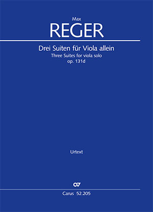 Max Reger: Three Suites for viola solo op. 131d