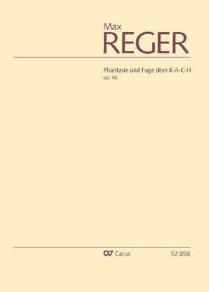 Phantasie und Fuge über B-A-C-H Partitur