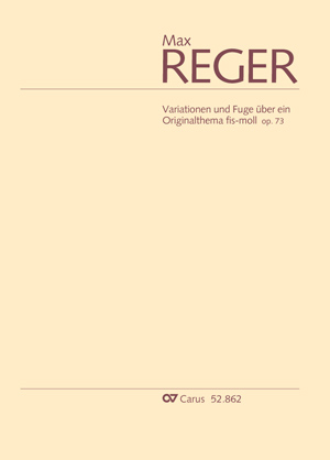 Variationen und Fuge fis-Moll Score