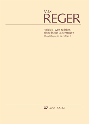 Choralphantasie »Halleluja! Gott zu loben, bleibe meine Seelenfreud'! Score