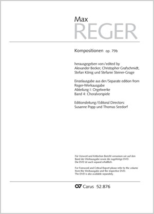 Max Reger: Kompositionen - Noten | Carus-Verlag