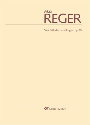 Thumbnail: Max Reger: Vier Präludien und Fugen