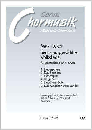Thumbnail: Max Reger: Sechs ausgewählte Volkslieder