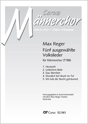 Thumbnail: Max Reger: Fünf ausgewählte Volkslieder