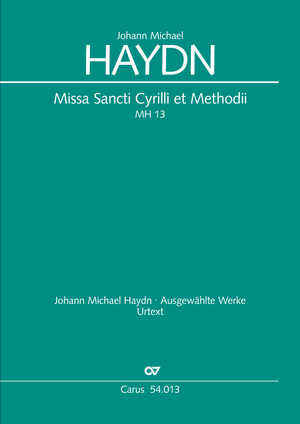 Missa Sancti Cyrilli et Methodii Dirigierpartitur, Erstausgabe