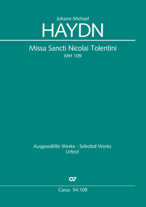 Missa Sancti Nicolai Tolentini Dirigierpartitur, Erstausgabe