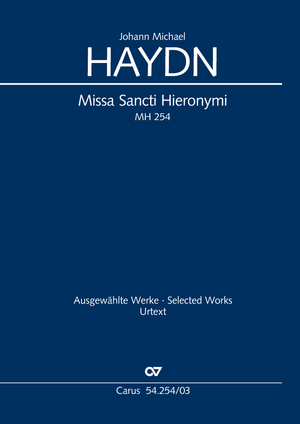 Missa Sancti Hieronymi Vocal score