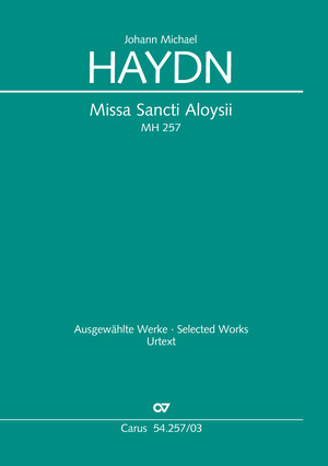 Johann Michael Haydn: Missa Sancti Aloysii - Noten | Carus-Verlag