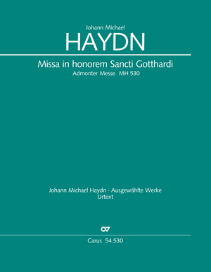 Thumbnail: Johann Michael Haydn: Missa in honorem Sancti Gotthardi