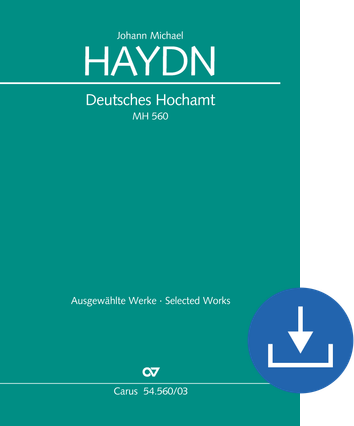 Deutsches Hochamt Hier liegt vor deiner Majestät Vocal score digital (download), pdf file