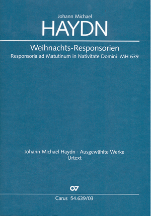 Weihnachtsresponsorien Vocal score