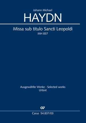 Missa sub titulo Sancti Leopoldi Klavierauszug