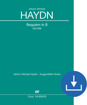 Requiem in B Vocal score digital (download), pdf file