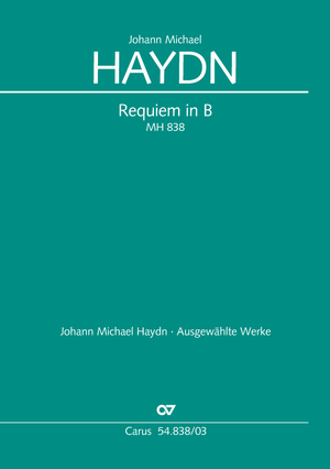 Requiem in B Vocal score