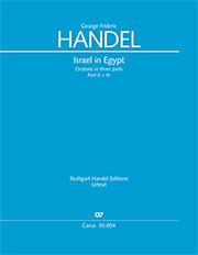 Georg Friedrich Händel: Israel in Egypt - Part II-III - Noten | Carus-Verlag