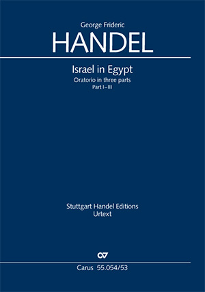 Georg Friedrich Händel: Israel in Egypt - Part I-III - Noten | Carus-Verlag
