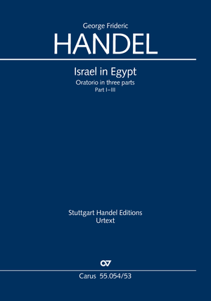 Georg Friedrich Händel: Israel in Egypt - Sheet music | Carus-Verlag