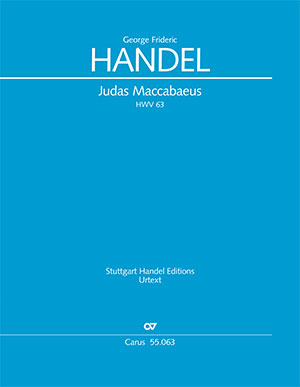 Georg Friedrich Händel: Judas Maccabäus - Partition | Carus-Verlag
