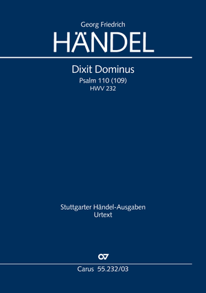 Dixit Dominus Psalm 110 (109) Klavierauszug