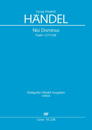 Georg Friedrich Händel: Nisi Dominus - Sheet music | Carus-Verlag