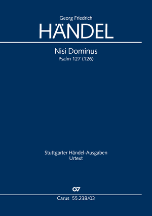 Nisi Dominus Psalm 127 Klavierauszug