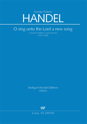 O sing unto the Lord a new song (O singet unserm Gott ein neues Lied) Dirigierpartitur