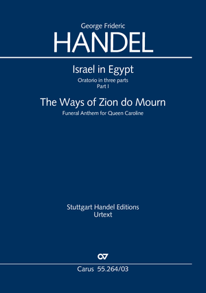 Israel in Egypt - Part I Funeral Anthem Réduction piano-chant, anglais
